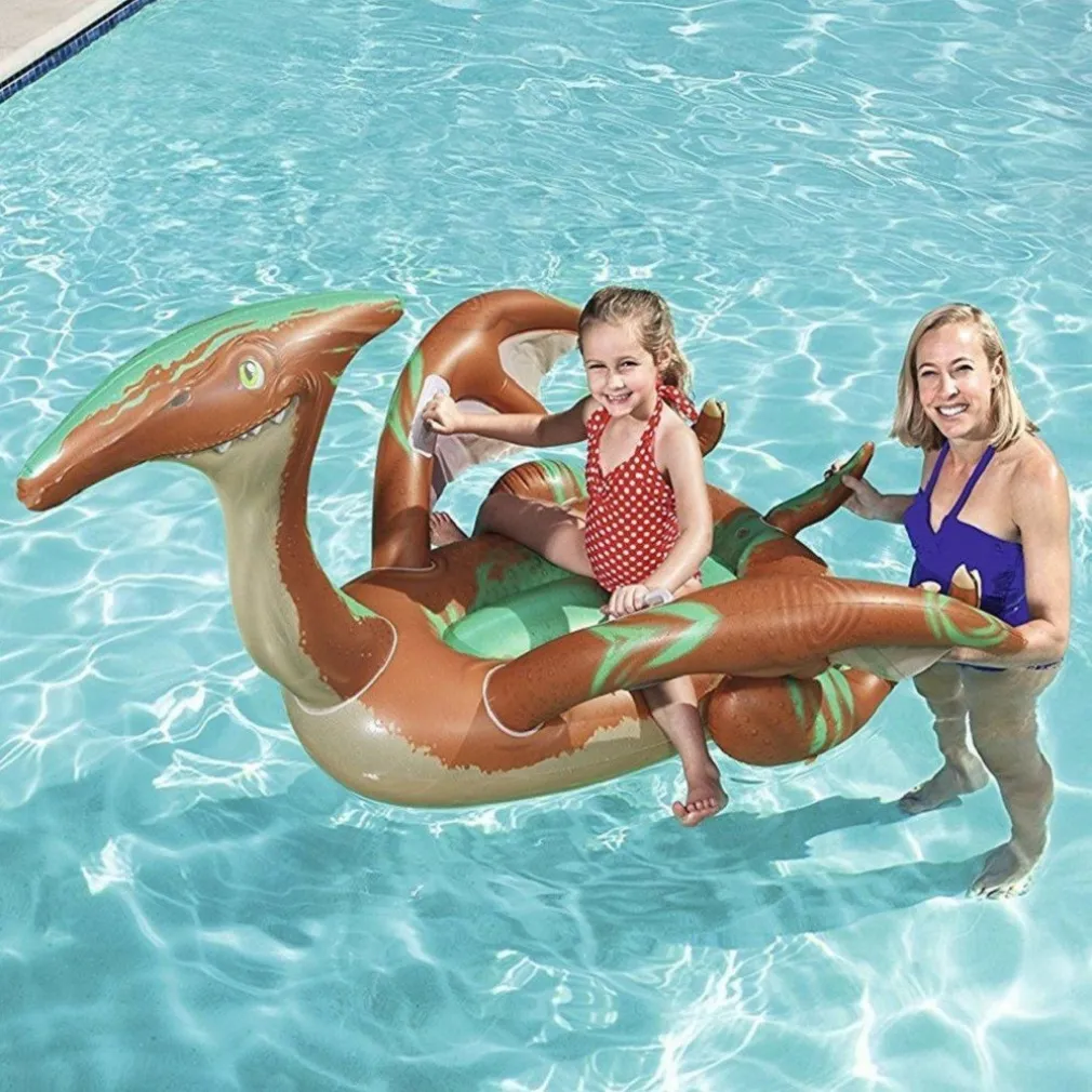 CAVALCABILE A FORMA DI PTERODATTILO GONFIABILE 135 X 198 CM CON MANIGLIE 41105