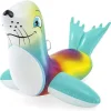 CAVALCABILE GONFIABILE A FORMA DI FOCA ALLEGRA BAMBINI 157X114CM MANIGLIE 41479