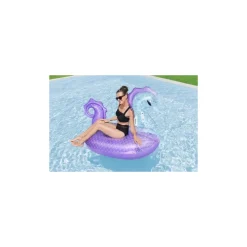CAVALCABILE GONFIABILE GALLEGGIANTE FORMA CAVALLUCCIO MARINO 170X120CM CON MANIGLIE 41505