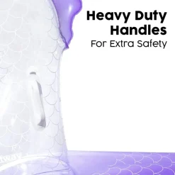 CAVALCABILE GONFIABILE GALLEGGIANTE FORMA CAVALLUCCIO MARINO 170X120CM CON MANIGLIE 41505