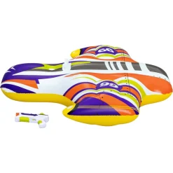 CAVALCABILE GONFIABILE SPLASH SHUTTLE 117X107CM GALLEGGIANTE CON MANIGLIA PISTOLA 41503