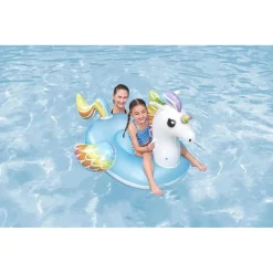 CAVALCABILE UNICORNO FANTASY GALLEGGIANTE GONFIABILE PISCINA SPIAGGIA CON MANIGLIE 41114