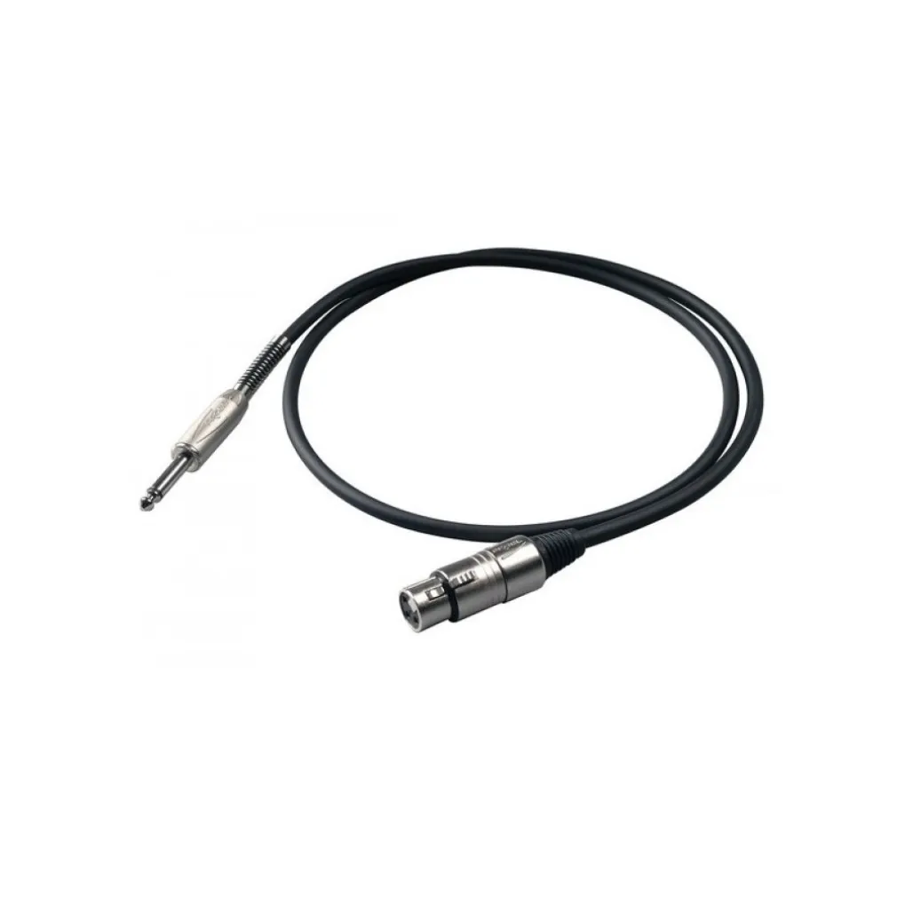 CAVO 10 METRI AUDIO PER MICROFONO CASSE FEMMINA XLR CONNESSIONE SPINA JACK 1.5