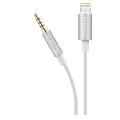 CAVO 2 MT ADATTATORE AUDIO CUFFIE AUX 3,5MM JACK TRIPOLARE A LIGHTNING AUX-LN03