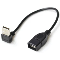 CAVO ADATTATORE ANGOLARE USB 3.0 MASCHIO FEMMINA ANGOLATO 90° MINI PROLUNGA U325S