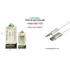 CAVO ADATTATORE AUDIO CUFFIE AUX JACK 3,5MM MASCHIO A TYPE-C MAXTECH AUX-TC01