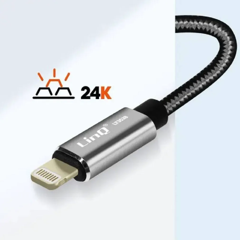 CAVO ADATTATORE AUDIO DA LIGHTNING MASCHIO A 2 JACK 3,5MM FEMMINA CUFFIE MICROFONO LT3538