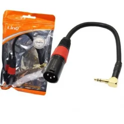 CAVO ADATTATORE AUDIO DA XLR MASCHIO A JACK DA 3,5 MM MASCHIO ANGOLATO KL-9223