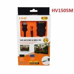 CAVO ADATTATORE DA HDMI A VGA CONVERTITORE CON USB JACK AUDIO MASCHIO 1.5MT HV1505M