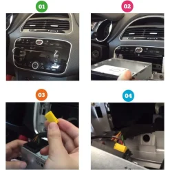 CAVO ADATTATORE FUNZIONE AUX COMPATIBILE RADIO BLAUPUNKT FIAT LANCIA ALFA SMART