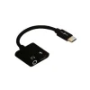 CAVO ADATTATORE TEKONE TO-G-29 CONNETTORE 2IN1 TIPO C AURICOLARI RICARICA