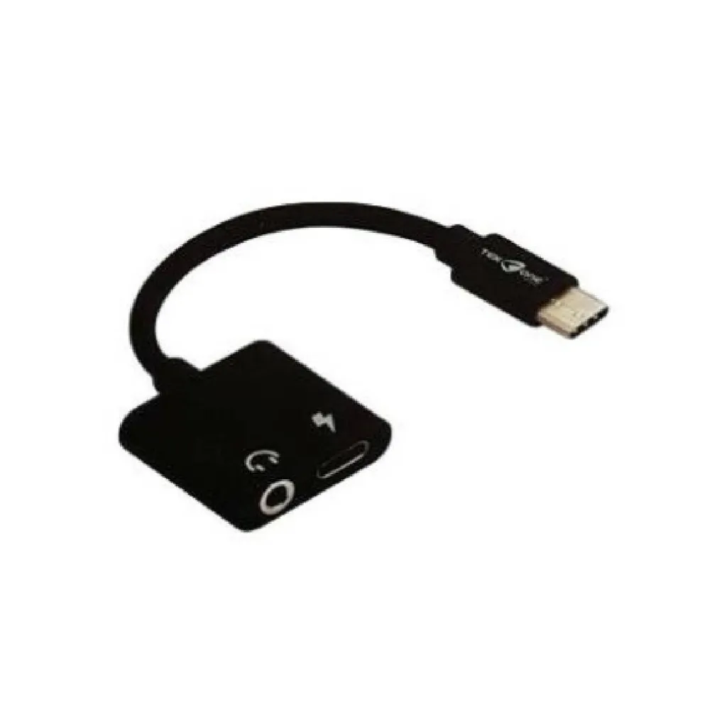 CAVO ADATTATORE TEKONE TO-G-29 CONNETTORE 2IN1 TIPO C AURICOLARI RICARICA