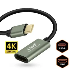 CAVO ADATTATORE VIDEO DA TYPE-C TIPO C MASCHIO A PORTA HDMI 4K FEMMINA H7084