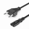 CAVO ALIMENTAZIONE SPINA 2.5A PRESA TIPO BIPOLARE C8 EU PLUG 1.5MT 250V F-AL03-A