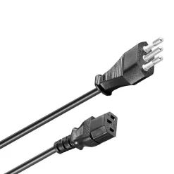 CAVO ALIMENTAZIONE TRIPOLARE SERIE B C13 L S11 ITA PLUG 1.5 MT 250 VOLT F-AL01-B