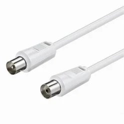 CAVO ANTENNA COAX 20MT IEC M/F TELEVISORE HDTV DVB-T2 UHF/VHF PROLUNGA CAV-AT20M