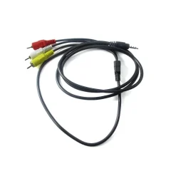 CAVO AUDIO VIDEO AV RCA MASCHIO JACK 3.5 MM LUNGHEZZA 5 METRI LINQ YP-003-5M