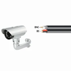 CAVO COASSIALE RAME-RAME ANTENNA TV TELECAMERE 200 METRI MAXTECH CCTV-C200M