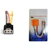 CAVO CONNETTORE RICAMBIO LAMPADA H4 ATTACCO CABLAGGIO AUTO MOTO 3 POLI XC-1349
