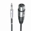 CAVO DA JACK 6.5MM A XLR FEMMINA AUDIO PROLUNGA PER MICROFONO DA 3 METRI JXLR-06