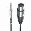 CAVO DA JACK 6.5MM MONO A XLR FEMMINA AUDIO PROLUNGA PER MICROFONO 10 MT JXLR-04