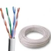 CAVO DI RETE DATI UTP CAT 6 BOBINA DA 100 MT LAN ETHERNET RJ45 INTRECCIATO GIGA