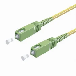 CAVO FIBRA OTTICA MONOMODALE 9/125 SC-APC 10 MT PER ROUTER NOTEBOOK FO-D005-10M
