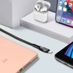 CAVO LIGHTNING 1,2MT 5A 20W RICARICA RAPIDA INDICATORE RICARICA LUMINOSO IP7932