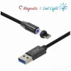 CAVO LIGHTNING 1MT USB INTRECCIATO MAGNETICO RICARICA IPAD IPHONE MAXTECH F-IP026