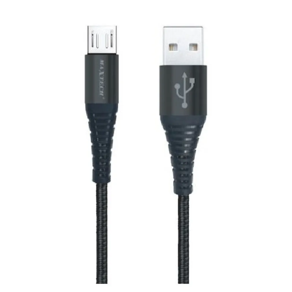 CAVO MICRO USB A USB-A PREMIUM TRASFERIMENTO DATI RICARICA 1MT SMARTPHONE F-S034