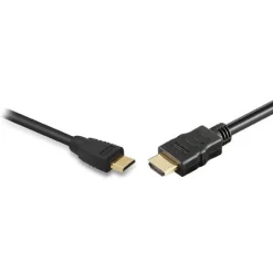 CAVO MINI HDMI A HDMI 1 METRO CABLE AUDIO VIDEO PER FOTOCAMERE MAXTECH E-MNHDMI