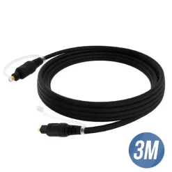 CAVO OTG OTTICO TOSLINK SEGNALE AUDIO DIGITALE 3 METRI PER TV BARRA AUDIO FO-D30