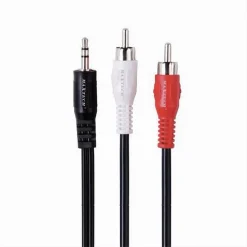 CAVO PROLUNGA AUDIO ADATTATORE STEREO DA AUX 3.5MM A 2XRCA 5 MT 4D SOUND AUX-R05