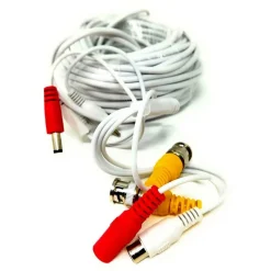 CAVO PROLUNGA AUDIO VIDEO RCA BNC DA 50MT PER DVR TELECAMERE CON ALIMENTAZIONE