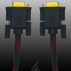 CAVO PROLUNGA MONITOR VGA M/M 15 PIN 10MT RETINATO PC COMPUTER MAXTECH VGA-RT10M