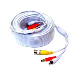 CAVO PROLUNGA PER TELECAMERA VIDEO SORVEGLIANZA 20 METRI BNC ALIMENTAZIONE RCA