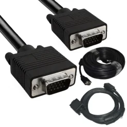 CAVO PROLUNGA VGA 15 PIN MASCHIO MASCHIO MONITOR VGA PER MONITOR METRI MT
