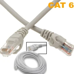 CAVO RETE LAN 30 MT PROLUNGA CAT-6 PER MODEM ROUTER COMPUTER ETHERNET PLUG RJ45