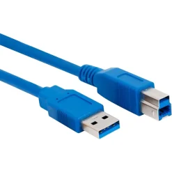 CAVO STAMPANTE USB BM3.0 3 MT RINFORZATO RESISTENTE 4,80GBPS/S FOTOCAMERA F-BM07