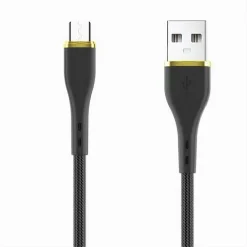 CAVO USB A MICRO USB TRASFERIMENTO DATI SUPER RICARICA 1 MT 3A SMARTPHONE F-S050