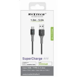 CAVO USB A TYPE-C 1 METRO 5 A SUPERCHARGE RICARICA DATI SMARTPHONE TABLET F-TC044