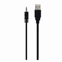 CAVO USB RICARICA PER DISPOSITIVI CELLULARI ENTRATA JACK 3,5MM 1MT MAXTECH USB2.0-DC
