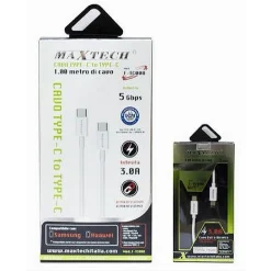 CAVO USB TYPE-C A USB TYPE-C 3.0 1MT COMPATIBILE SAMSUNG HUAWEI MAXTECH F-TC008