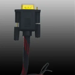 CAVO VGA-VGA TELATO MONITOR TV PC DA 3.0 METRI M/M 15 PIN 24 K MAXTECH VGA-RT3M