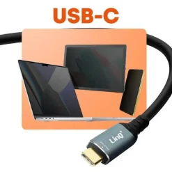 CAVO VIDEO ADATTATORE DA TYPE-C A VGA AD ALTA DEFINIZIONE 1080P 1,8MT TPC-VVGA18