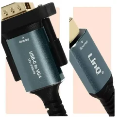 CAVO VIDEO ADATTATORE DA TYPE-C A VGA AD ALTA DEFINIZIONE 1080P 1,8MT TPC-VVGA18