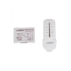 CENTRALINA 2 CANALI + TELECOMANDO WIRELESS WISDOM PER CONTROLLO LUCI LED 1000Wx2