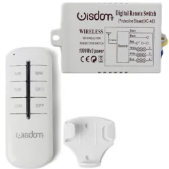 CENTRALINA 3 CANALI + TELECOMANDO WIRELESS WISDOM PER CONTROLLO LUCI LED 1000Wx3