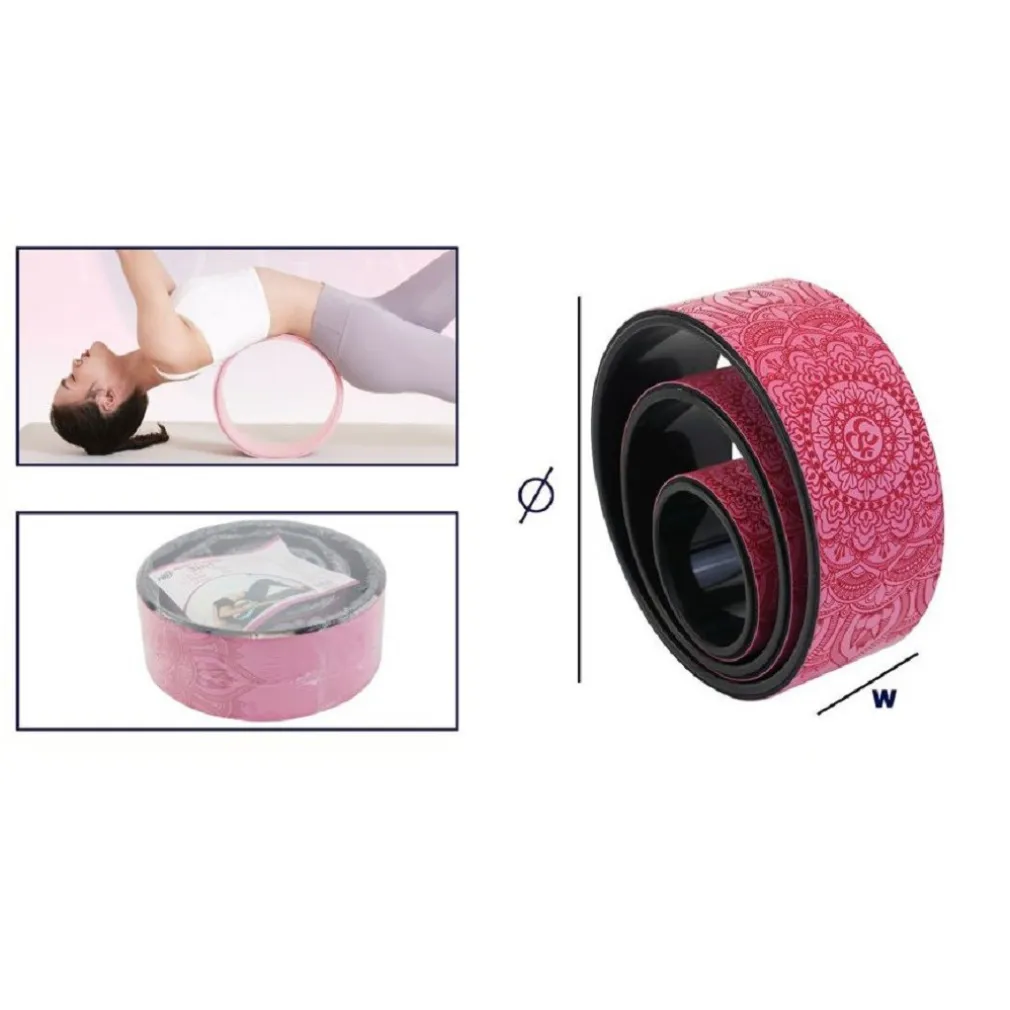 CERCHIO PER YOGA ANELLO TRAZIONI FITNESS PILATES RUOTA ADDESTRAMENTO POSTERIORE