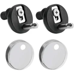 CERNIERE PER WC SUPPORTI COPRIWATER UNIVERSALI CON CHIUSURA SOFT AMMORTIZZATA 79573